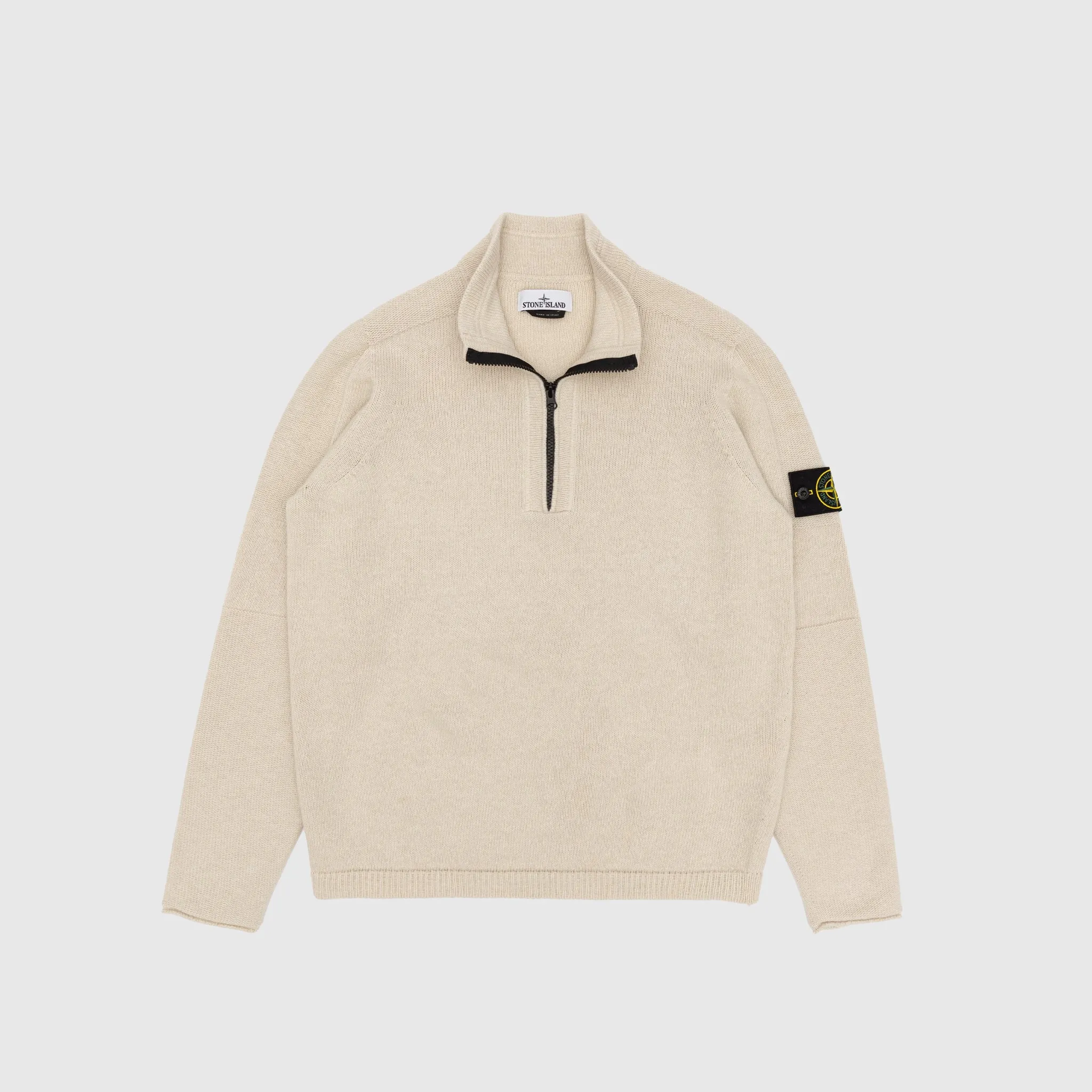 LAMBSWOOL QUARTER ZIP SWEATER