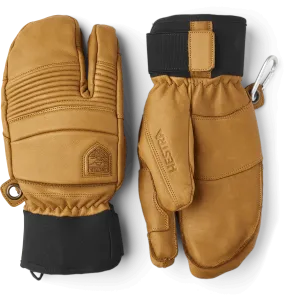 Leather Fall Line 3 Finger Glove Men's