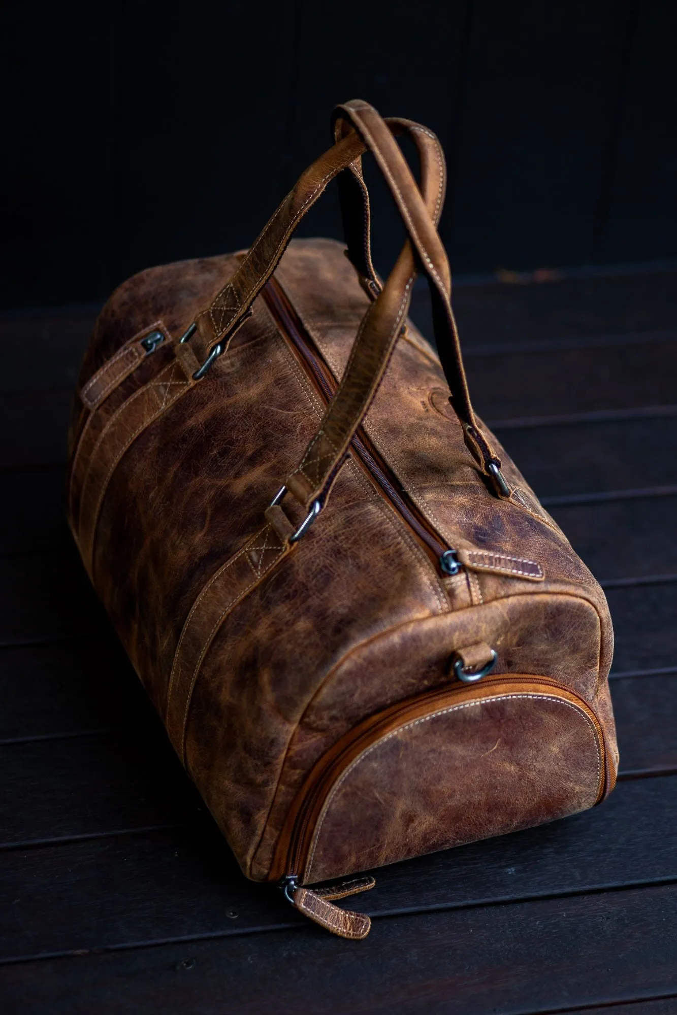 Leather Harry Overnight Bag