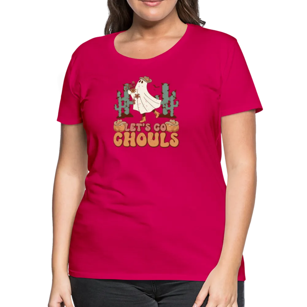 “Let’s Go Ghouls”-Women’s Premium T-Shirt