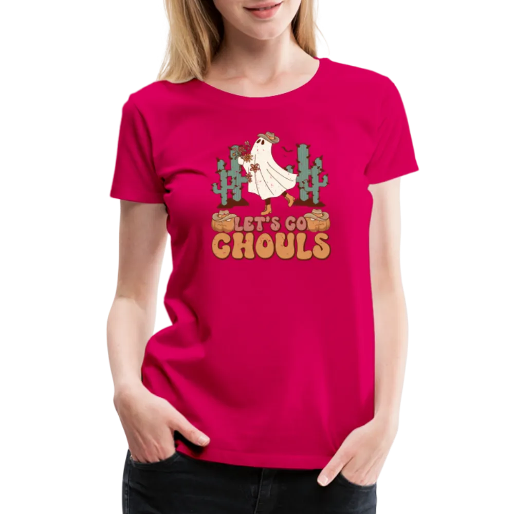 “Let’s Go Ghouls”-Women’s Premium T-Shirt