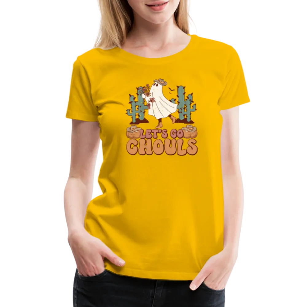 “Let’s Go Ghouls”-Women’s Premium T-Shirt