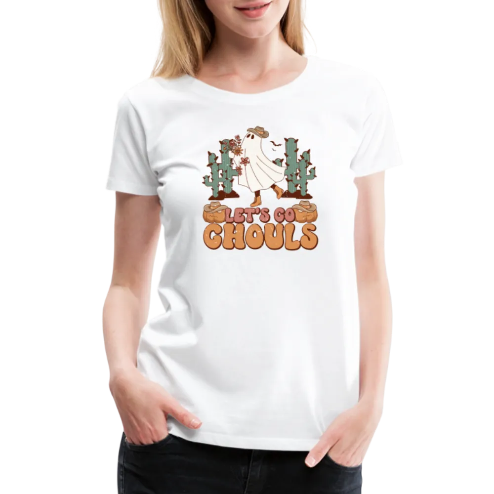 “Let’s Go Ghouls”-Women’s Premium T-Shirt