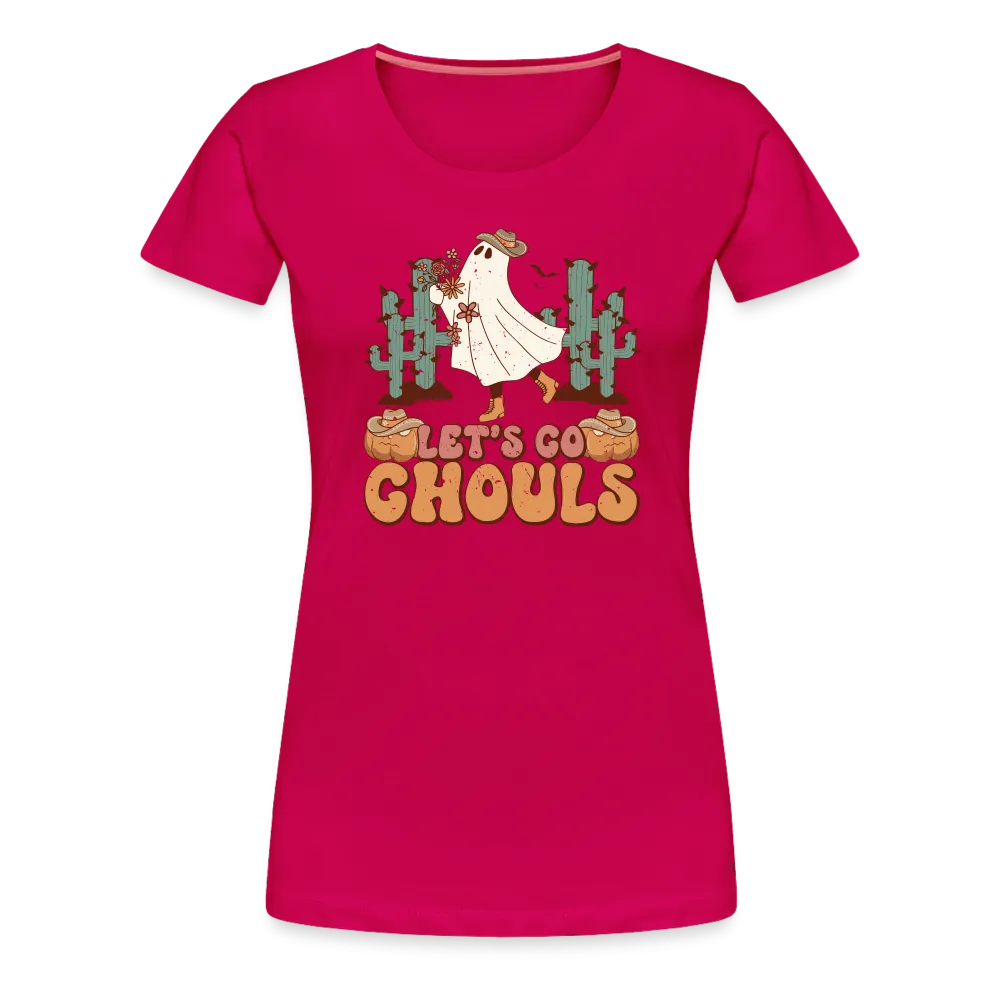 “Let’s Go Ghouls”-Women’s Premium T-Shirt