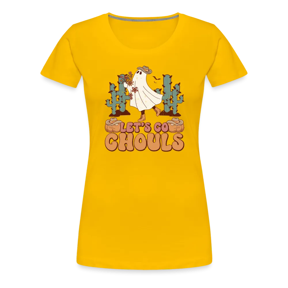 “Let’s Go Ghouls”-Women’s Premium T-Shirt