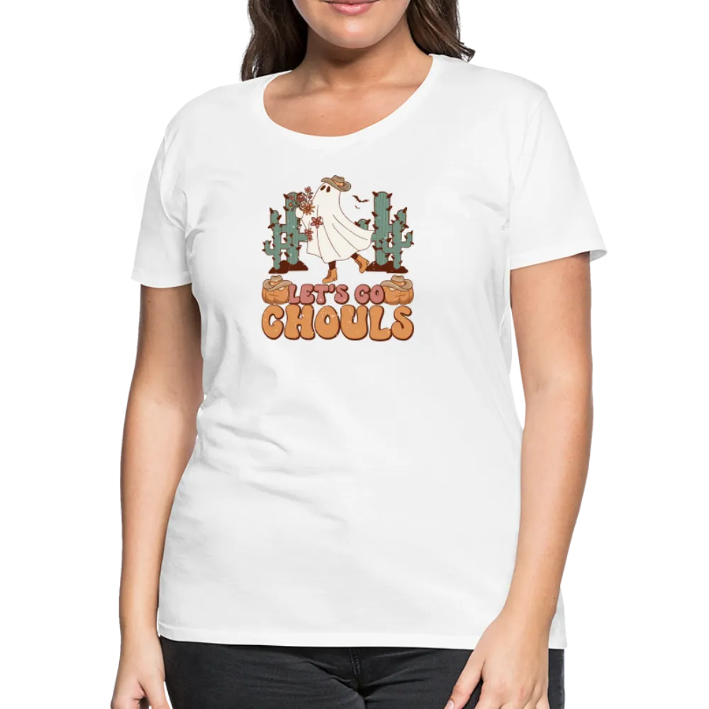 “Let’s Go Ghouls”-Women’s Premium T-Shirt