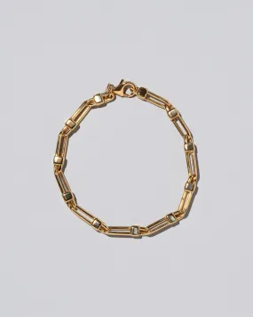 Lightweight Half Loop Link Bracelet