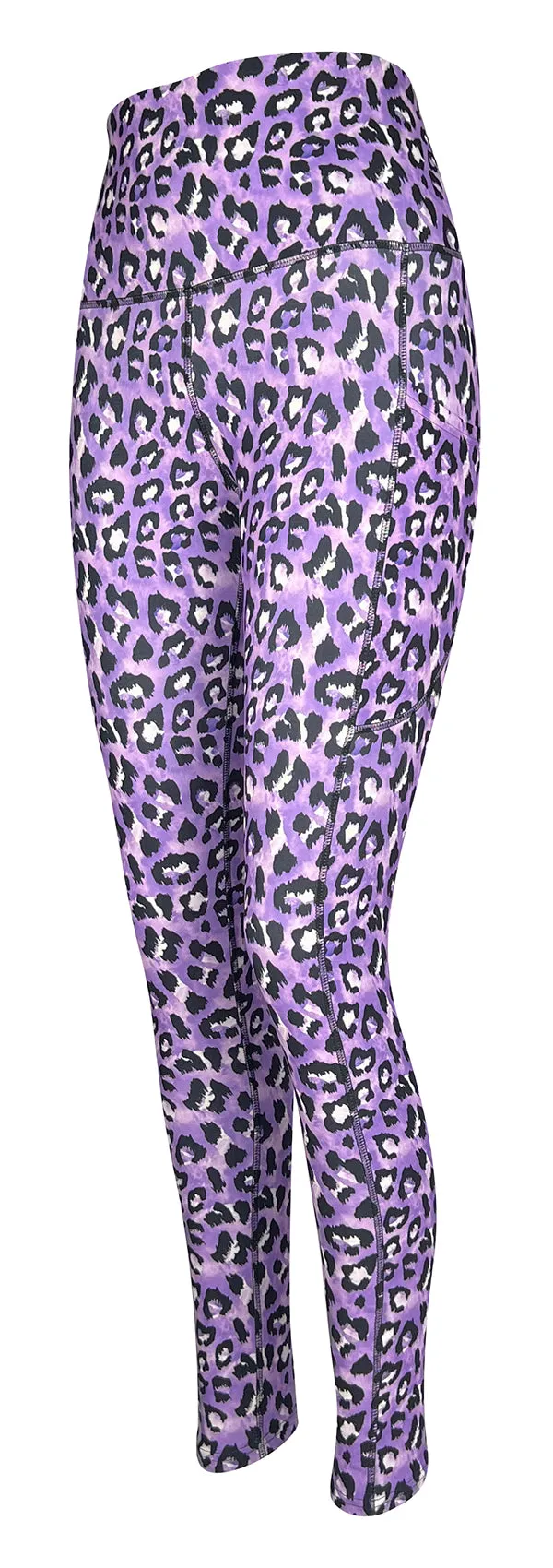 Lilac Leopard   Pockets