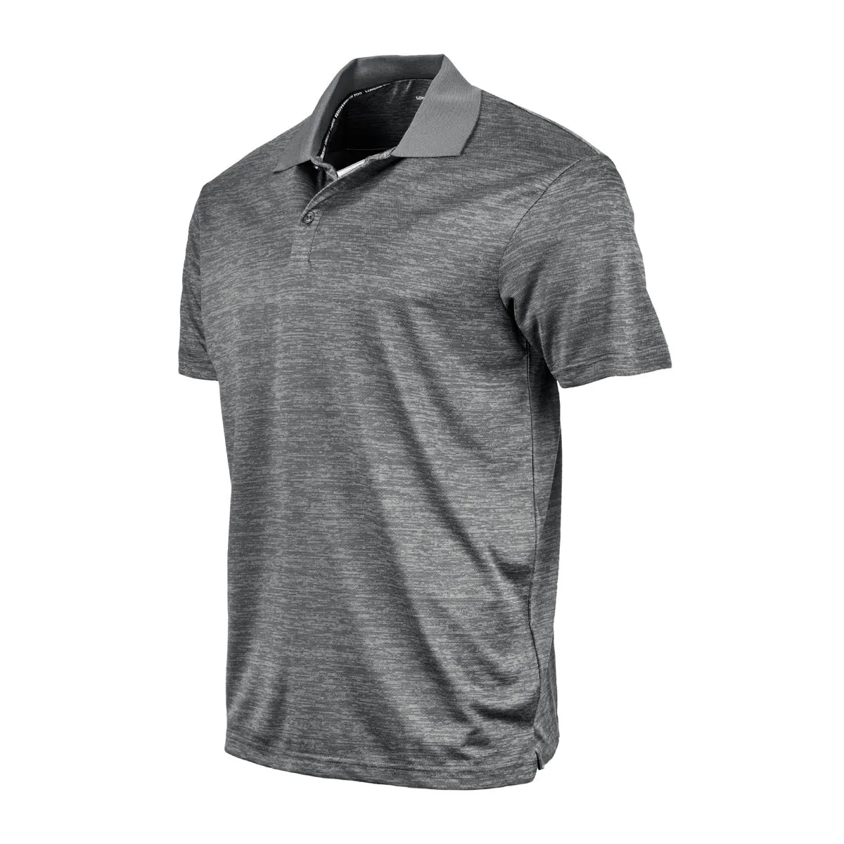 London Fog Men's Poly Textured Space Dye Polo