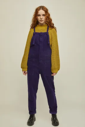 luan corduroy overall purple