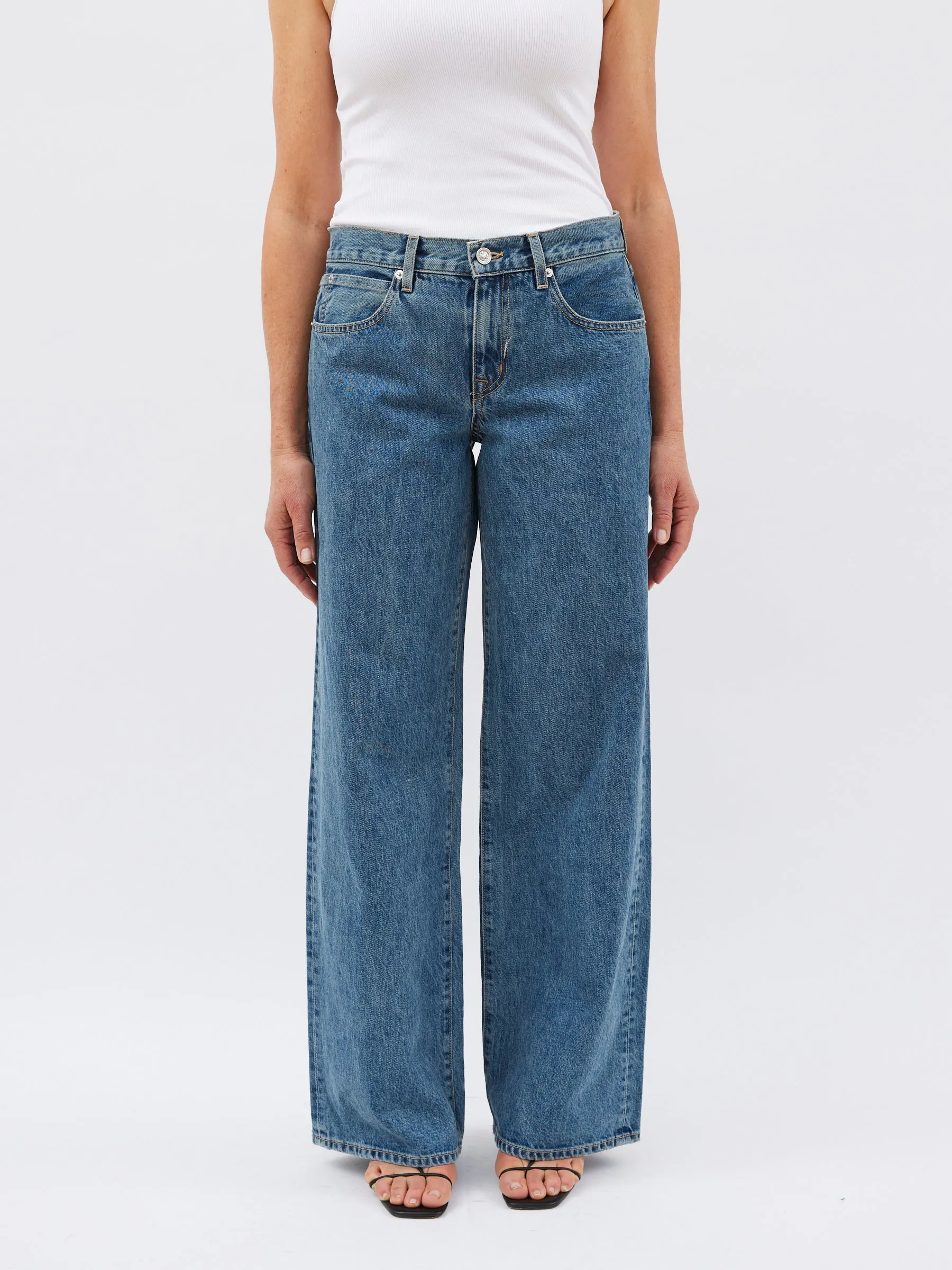 Mica Low Rise Wide Leg Jean