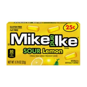 Mike and Ike Sour Sour Lemon 22g