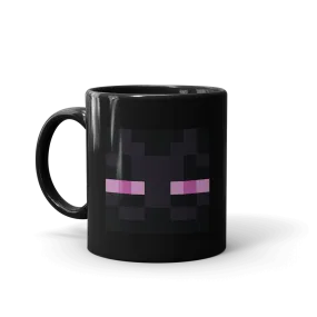 Minecraft Enderman Eyes Black Mug