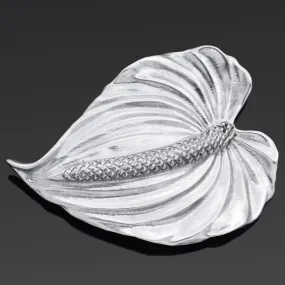 Ming's Vintage Sterling Silver Leaf Brooch Pin