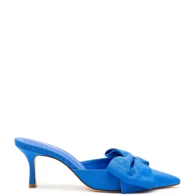 Mini Elle Pump In Azure Fabric