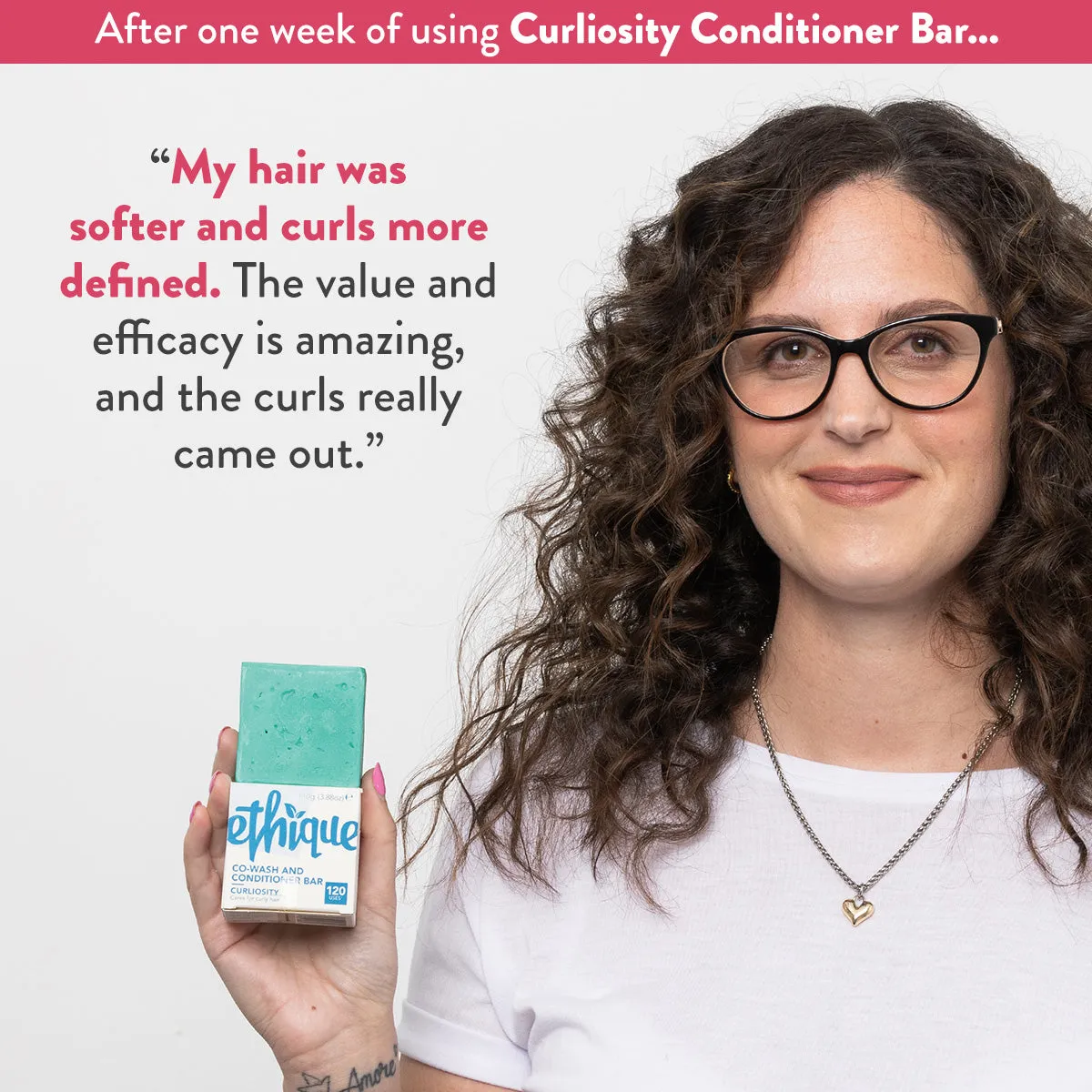 Moisturising Conditioner Bar for Curly and Coily Hair: Curliosity