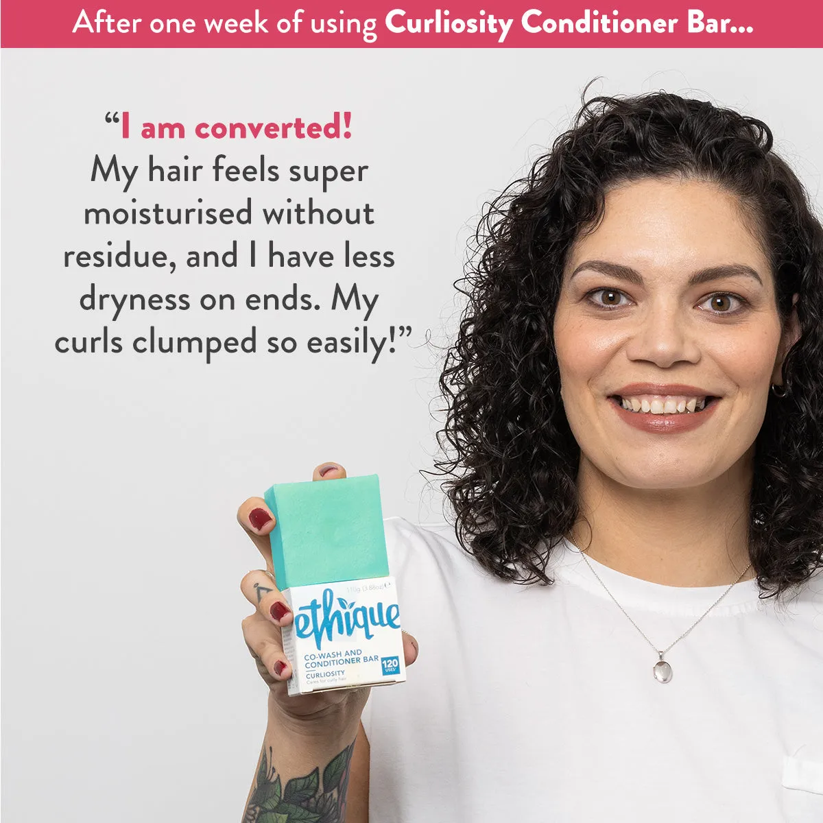 Moisturising Conditioner Bar for Curly and Coily Hair: Curliosity