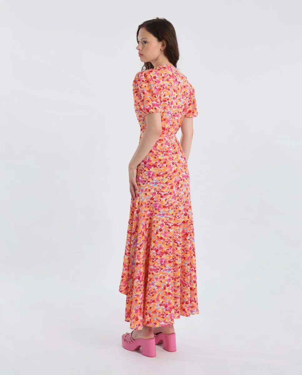 Molly Bracken: Floral Pary Wrap Maxi Dress