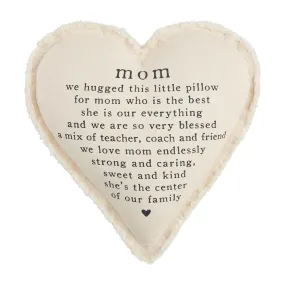 Mom Heart Pillow