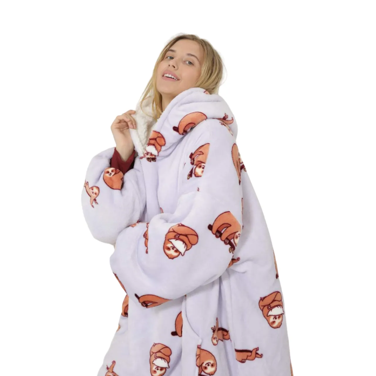 My Snuggy - Adult Sloth Hoodie Blanket