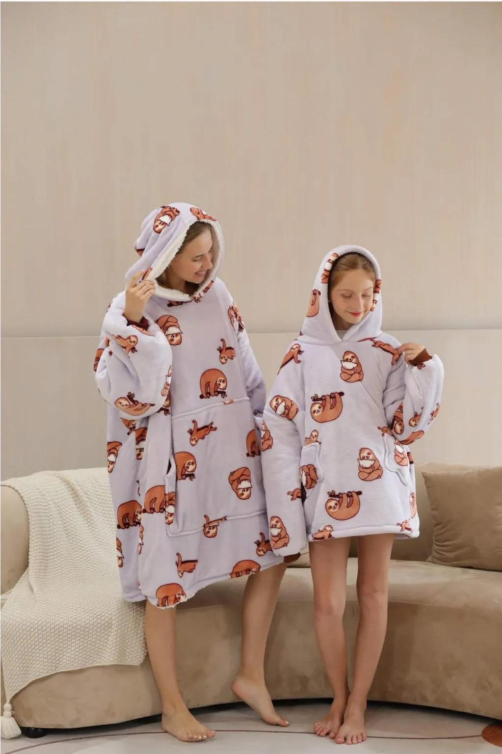 My Snuggy - Adult Sloth Hoodie Blanket