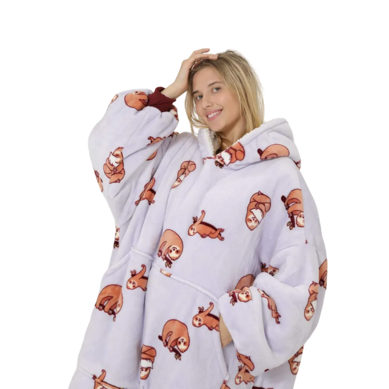 My Snuggy - Adult Sloth Hoodie Blanket