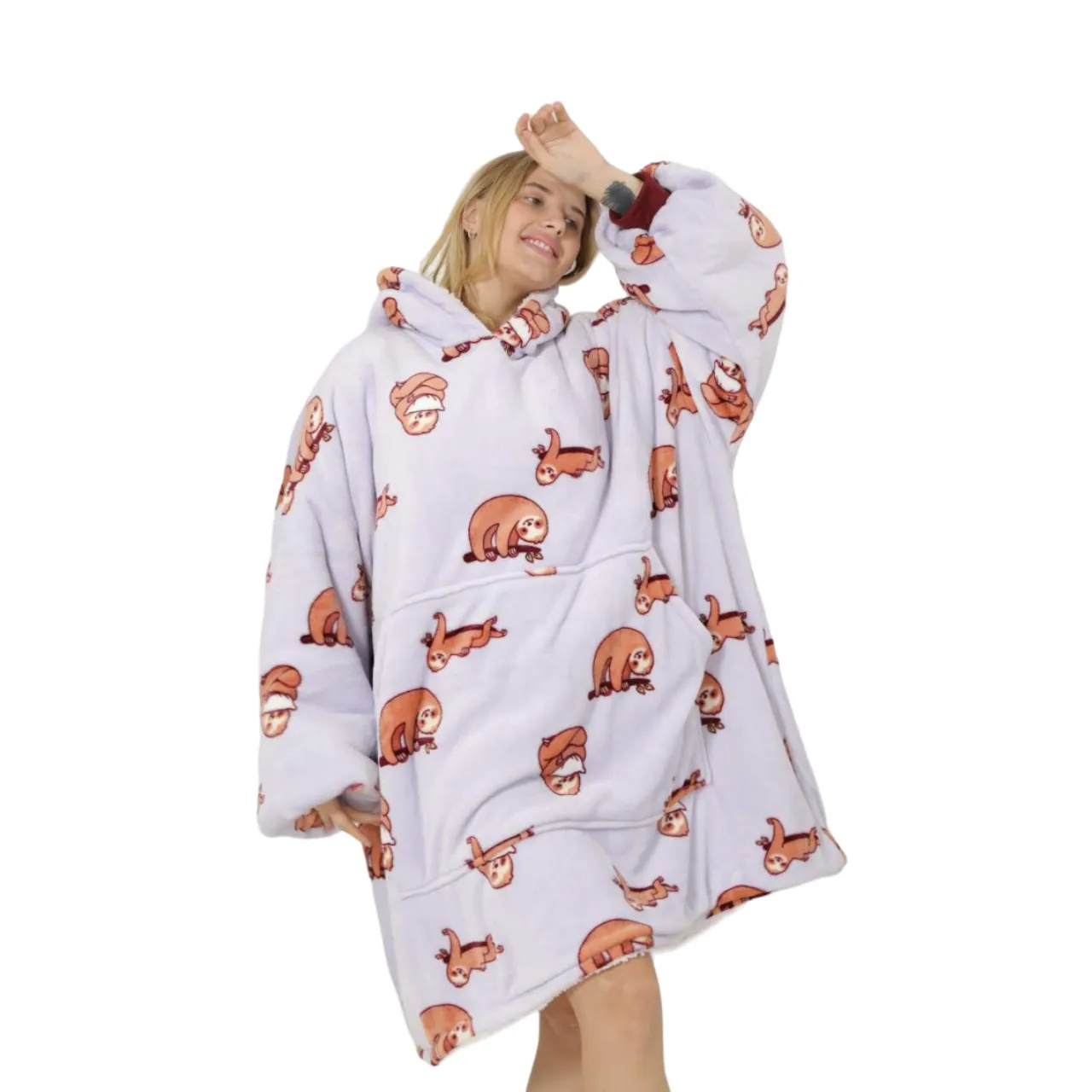 My Snuggy - Adult Sloth Hoodie Blanket