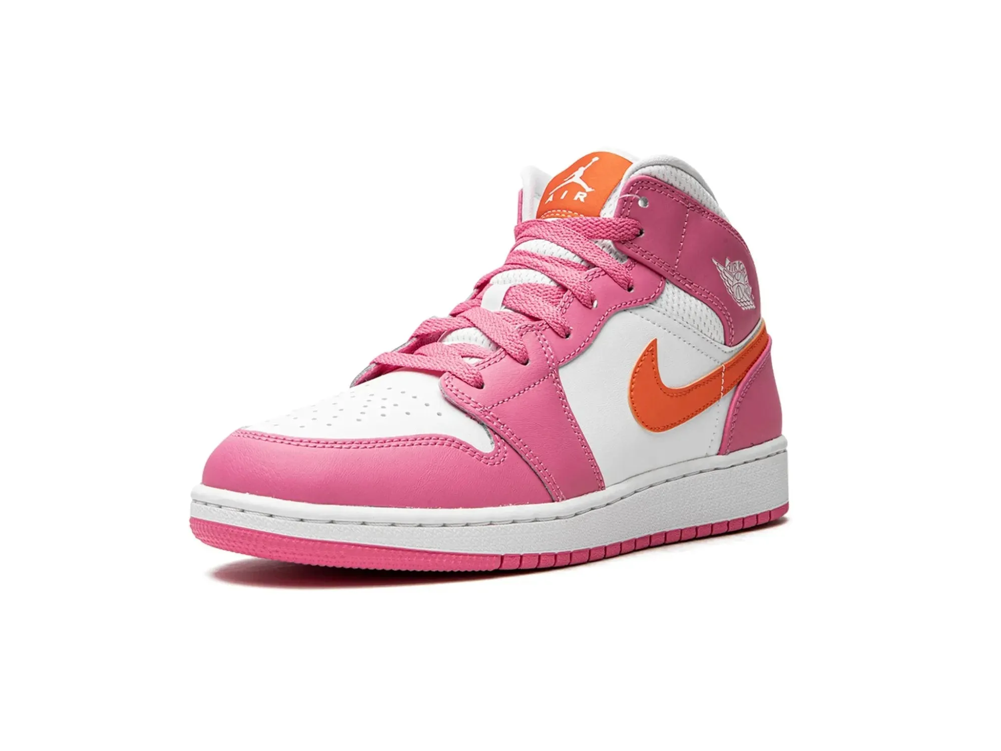 Nike Air Jordan 1 Mid "Pinksicle Safety Orange"