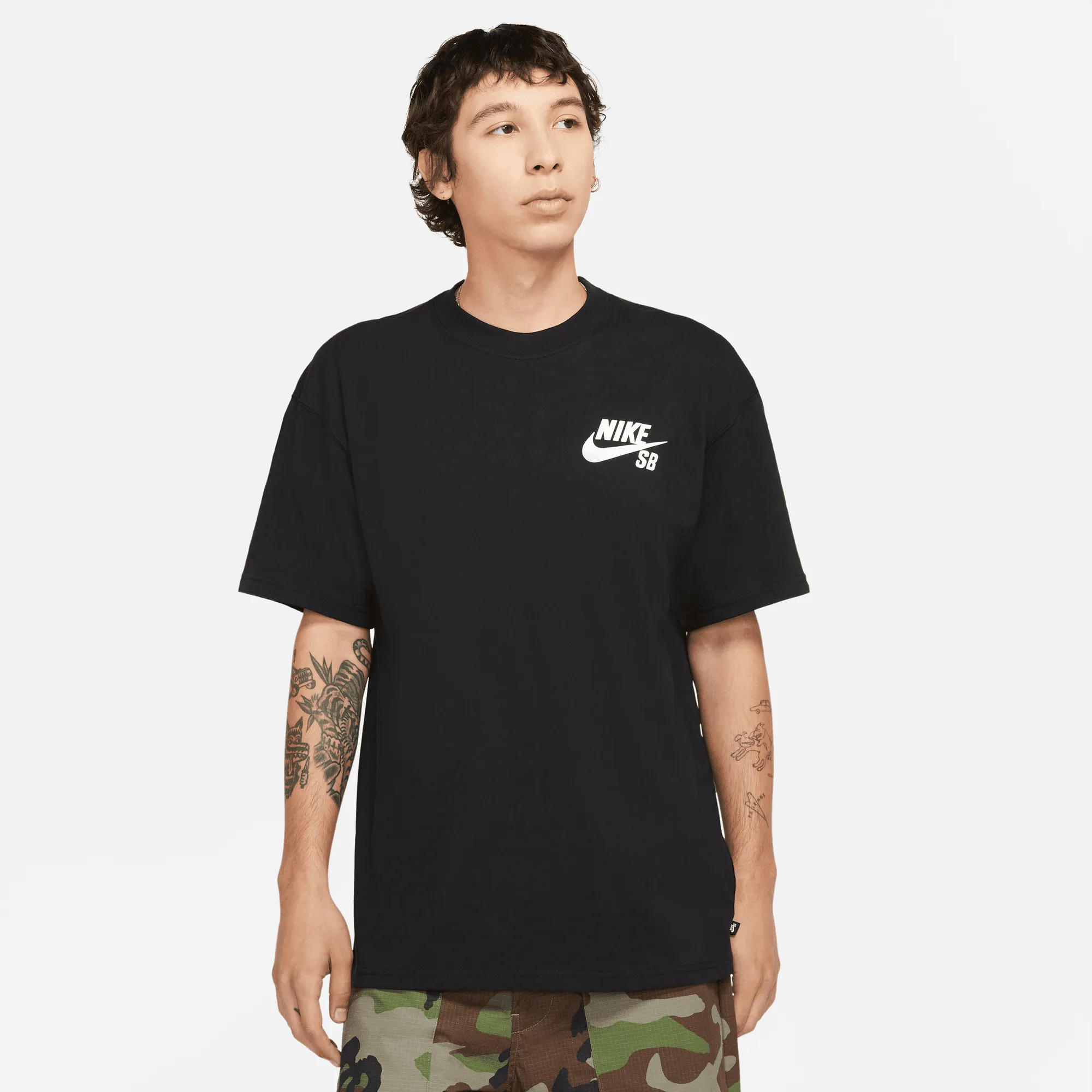 Nike SB Logo Skate Tee Black