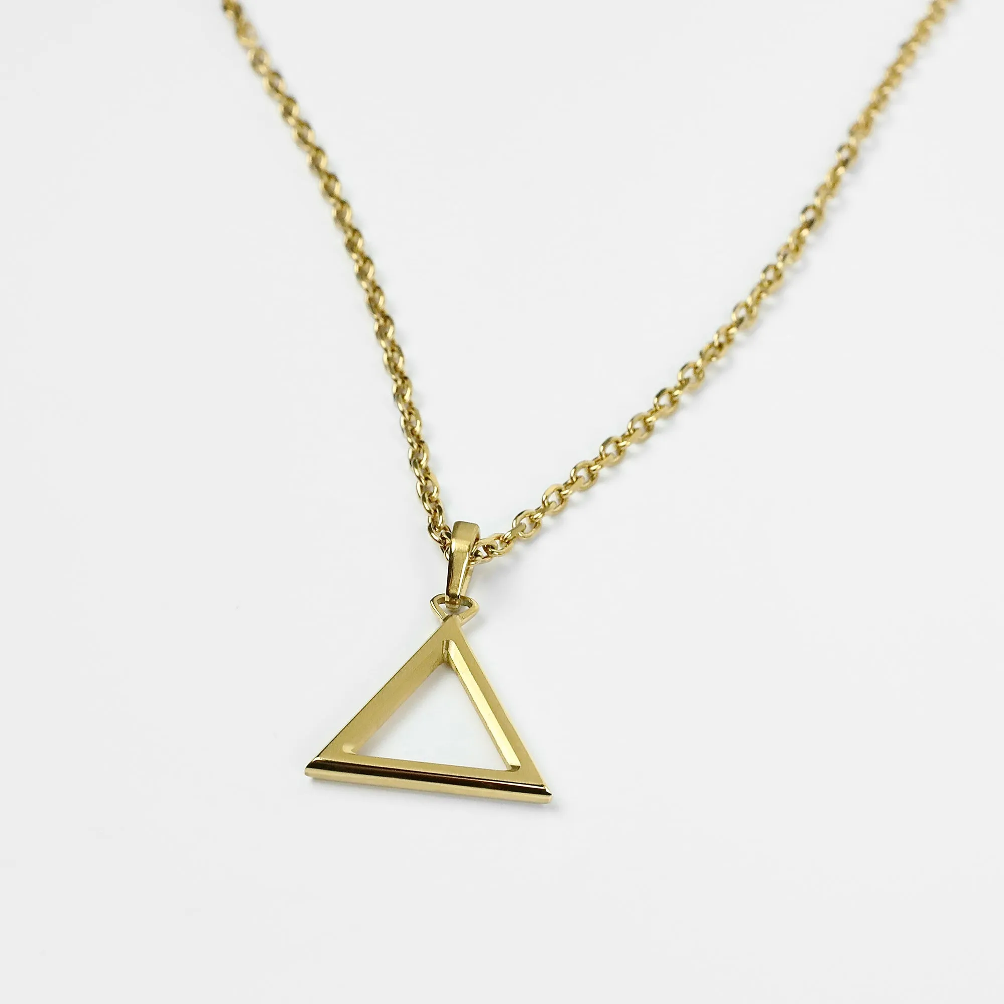 Nomad Triangle Necklace - Gold