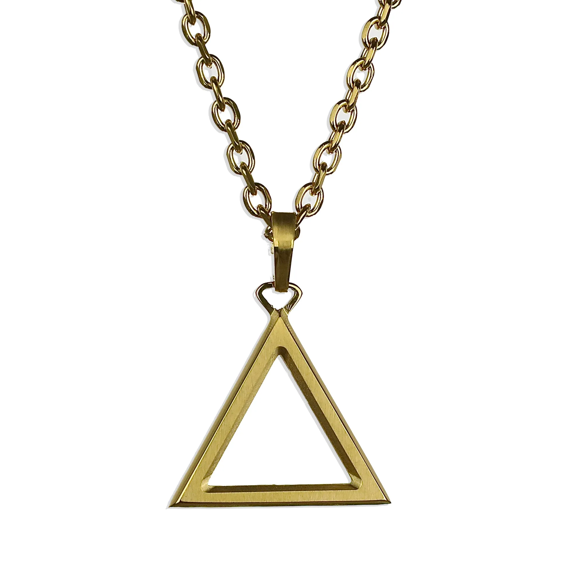 Nomad Triangle Necklace - Gold