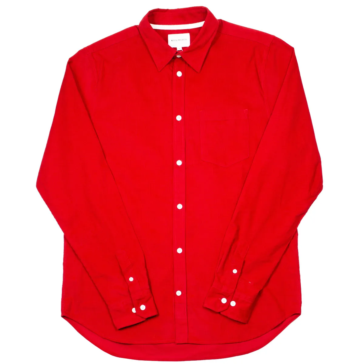 Norse Projects - Osvald Corduroy Shirt - Askja Red