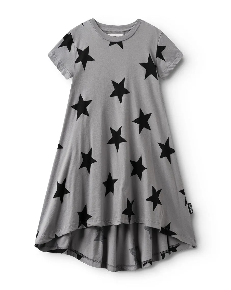 NUNUNU SS24 STAR 360 DRESS in Concrete