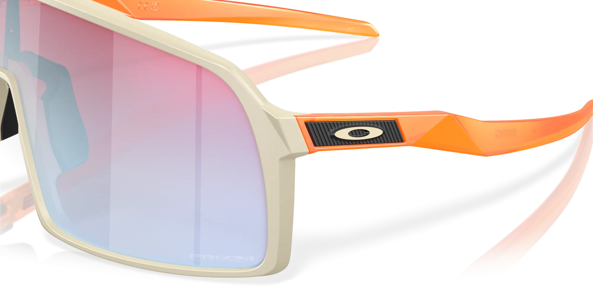 Oakley Sutro Latitude Prizm Snow Sapphire Lenses - Matte Sand Frame