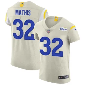 Ochaun Mathis Los Angeles Rams Nike Vapor Elite Jersey - Bone