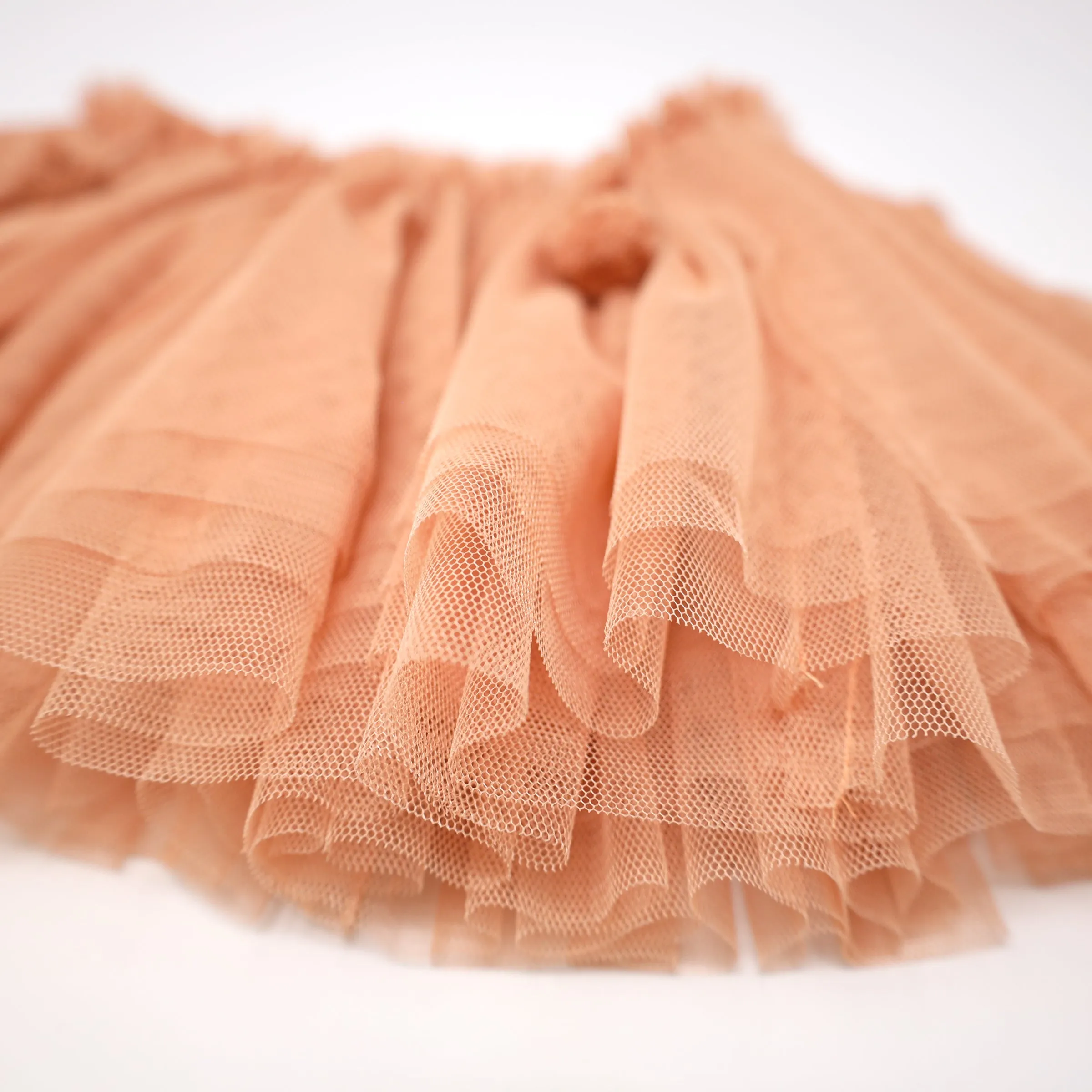 oh baby! Tulle Pom Pom Frill Tutu Skirt - Vintage Pink