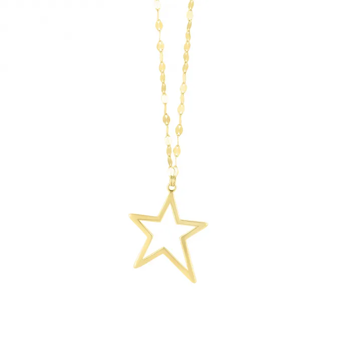 Open Star Necklace