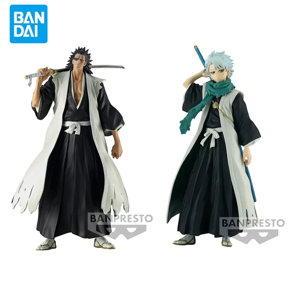 Original Genuine Banpresto Solid And Souls Bleach  18cm Zaraki Kenpachi PVC Action Figures Model Toys