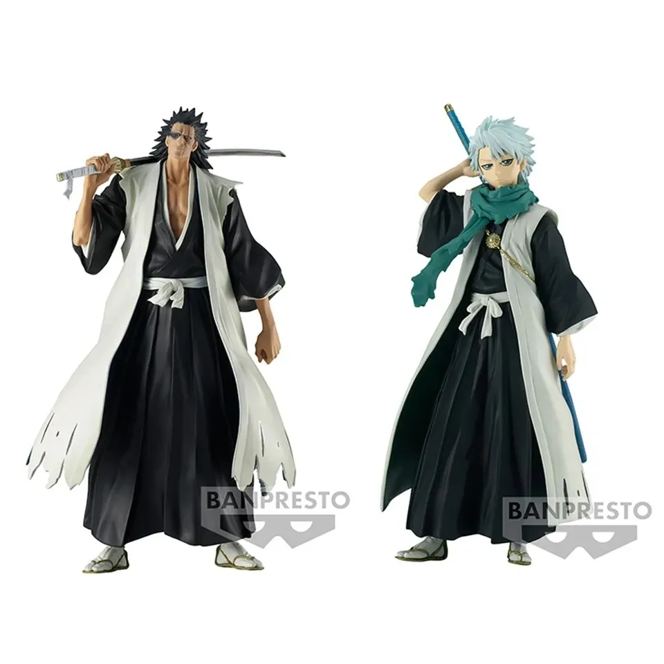 Original Genuine Banpresto Solid And Souls Bleach  18cm Zaraki Kenpachi PVC Action Figures Model Toys