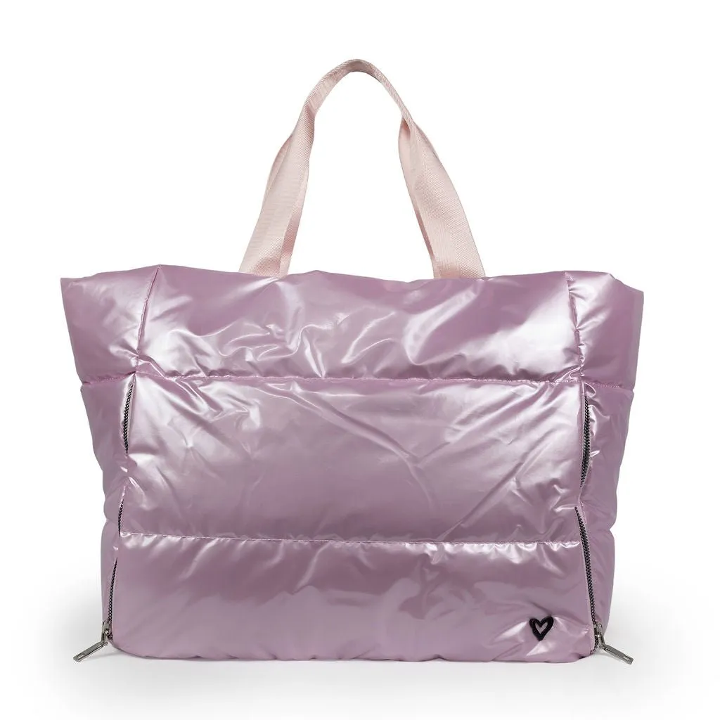 Panorama Puffer Large Tote - Soft Pink