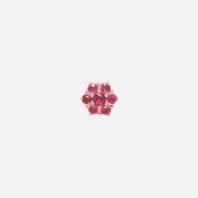 Peony - 14K ROSE - Ruby