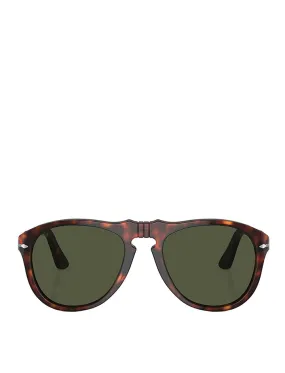 Persol 649 - Original PO0649 Sunglasses Havana / Green Lens