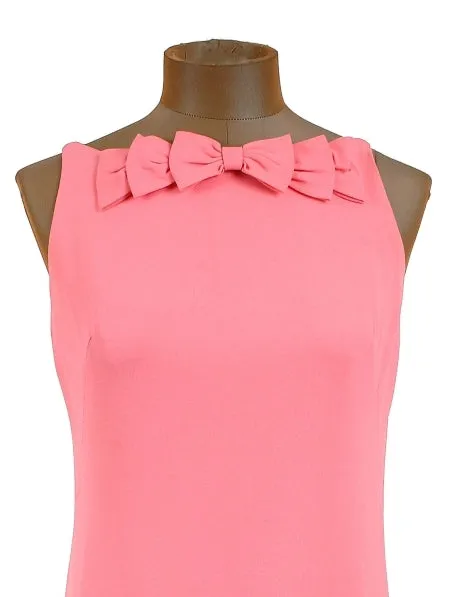 Pink Bow Neckline