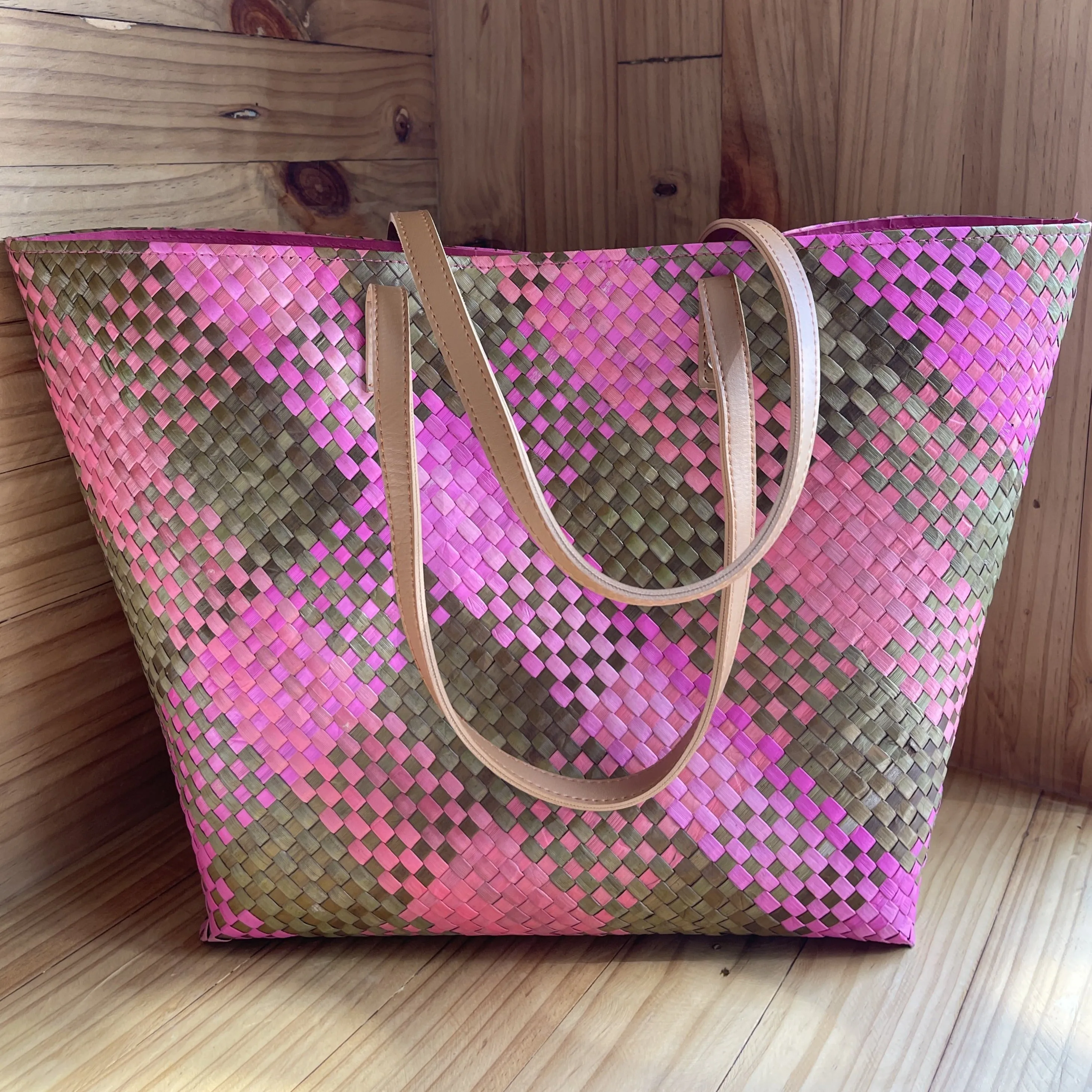 Pink Skies Pandan Tote