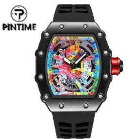 PINTIME Fashion Watches Men Hip Hop Sports Man Watch S823790