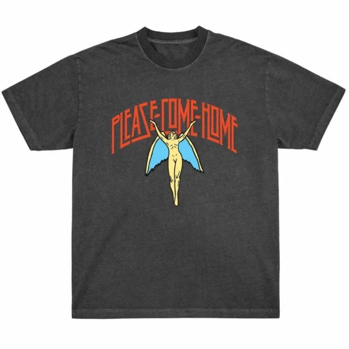 Please Come Home Angel Tee (Vintage Black) PCH-SUM23-0316