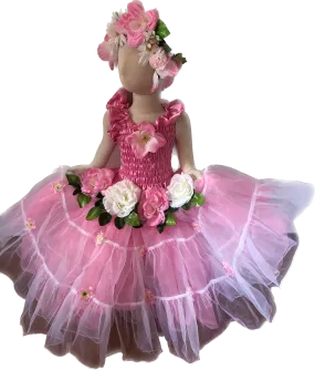 Pretty Poppy Pink Princess Fairy Dress