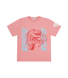 PUFF PRINT TYO T-SHIRT - DEEP PINK