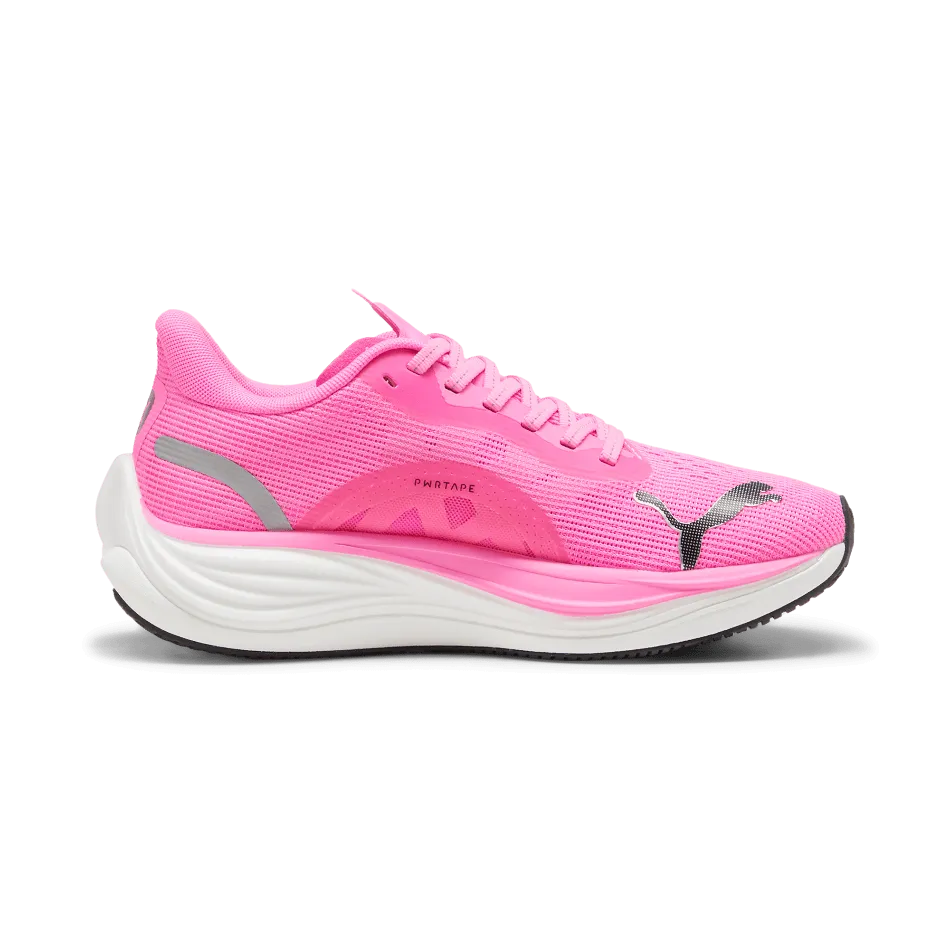 Puma Velocity Nitro 3 Women's  Running Shoes SS24 Poison Pink-Puma Black-Puma Silver