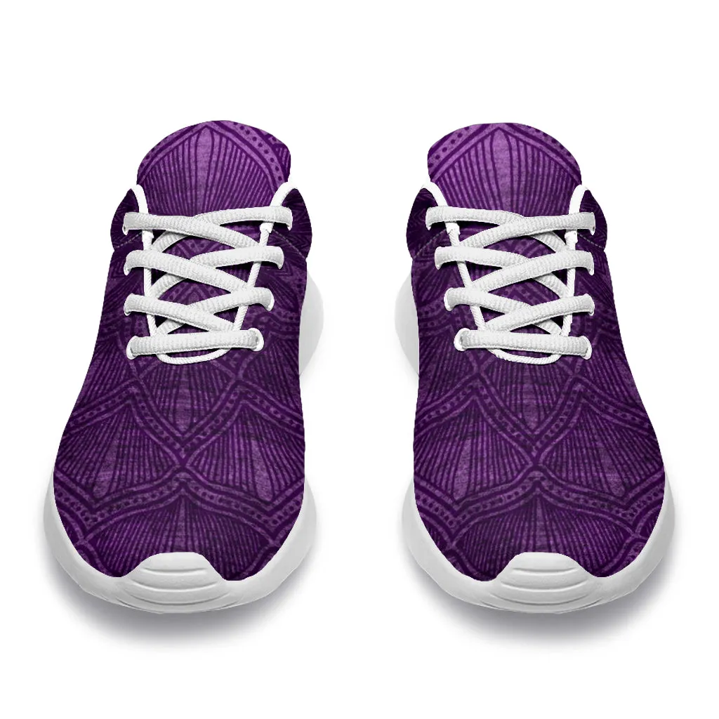 Purple Mandala Sneakers